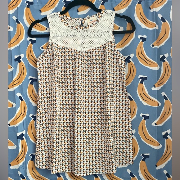 Hayden Girls - Patterned Dress with Lace Detail - Picture 1 of 4